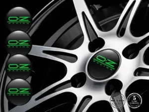 OZ Silicone Sticker Style Domed Rim Emblems